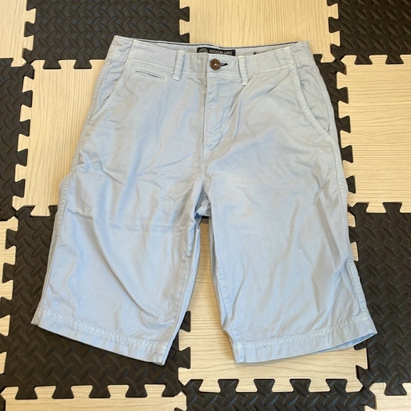Men’s size 30 American Eagle blue cargo shorts - Picture 2 of 14